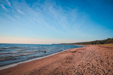 Finlandiya Körfezi yaz akşamı