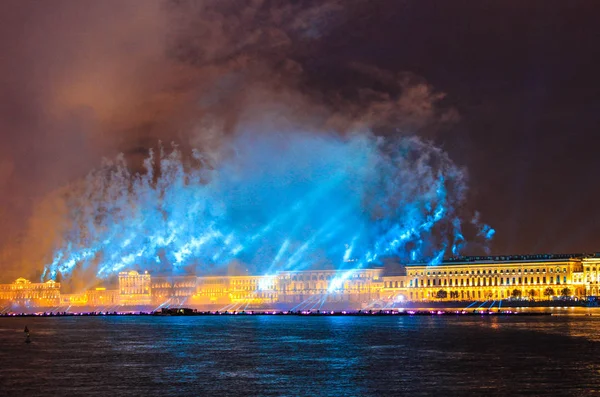 Saludo Las Velas Escarlata San Petersburgo — Foto de Stock