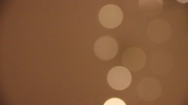 Altın bokeh ışıkları, Noel arkaplanı, video