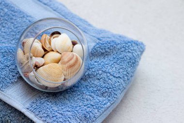 Yerleşim yeri yaz mavisi. Mesajı yerleştir. Reklam ajansları ve tatiller. Dinlen.