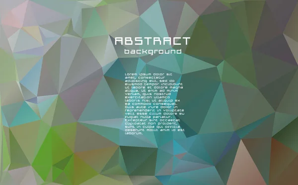 Abstract textured polygonal vector motley triangle background. — Stock Vector