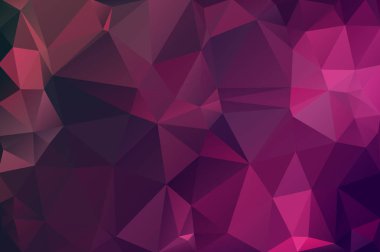 Soyut çok renkli Çokgen, düşük Çokgen arka plan. Renk transfüzyonu. Geometrik desen. Mavi, pembe, Lila, Bordo, doymuş