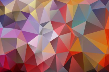 Soyut çok renkli Çokgen, düşük Çokgen arka plan. Renk transfüzyonu. Gökkuşağının tüm renkleri. Multicolor. Suluboya etkisi. Geometrik desen