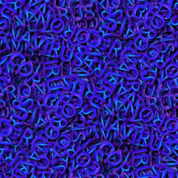 Nahtloser Blauer Heller Hintergrund Mit Der Aufschrift Coronavirus Konzeptioneller Hintergrund — Stockfoto