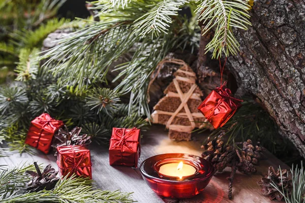 Nieuwjaar en kerst achtergrond — Stockfoto