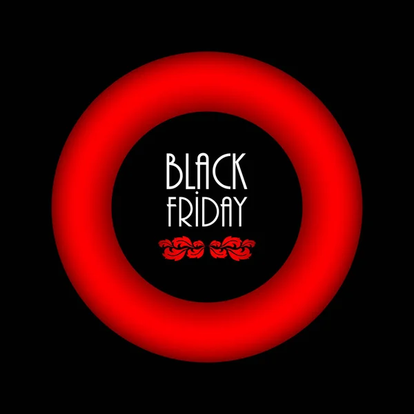 Black friday abstract background, advertising banner with specia — Stock Vector
