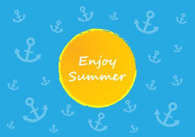 Özel yaz arka plan, vektör tasarım, eps10