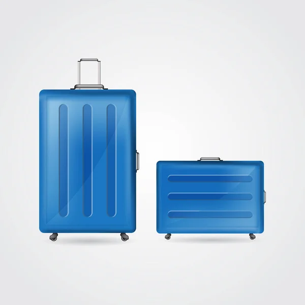 Speciální cestovní zavazadlo pro rodinné a obchodní cesty — Stockový vektor