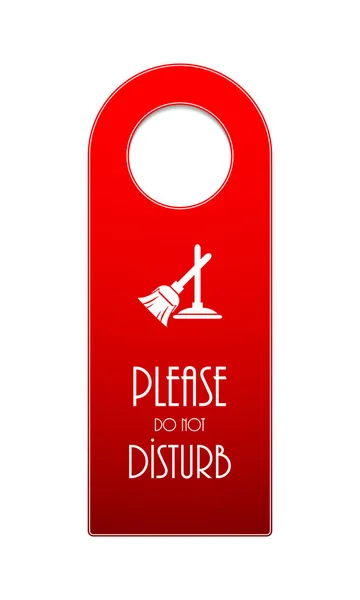 Do not disturb door knob — Stock Vector