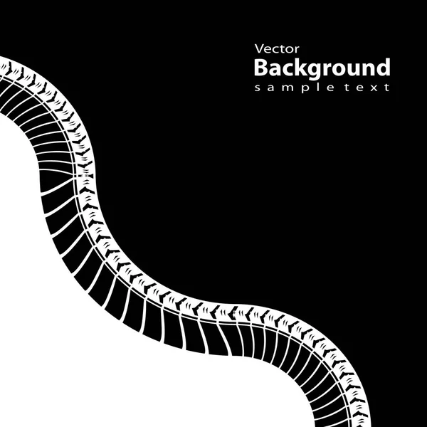 Fondo de la pista del neumático, diseño del vector — Vector de stock