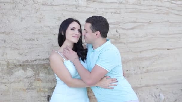 Couple amoureux Sourire et partager ses émotions — Video