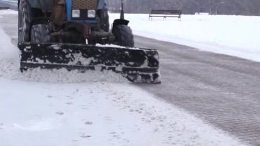 Traktör temizlik kar snowthrower