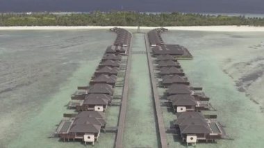 Maldiv Adaları'havadan görünümü