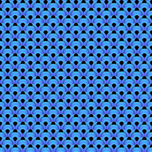 Folk Naadloze Kleurenpatroon Van Cirkels Andere Geometrische Vormen — Stockfoto