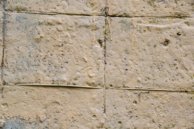 Eski püskü duvar dokusu ya da gri-sarı beton çit