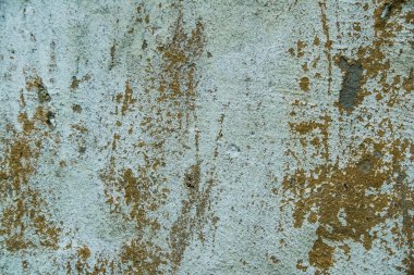 Eski bir duvarın ya da beton çitin çok renkli dokusu