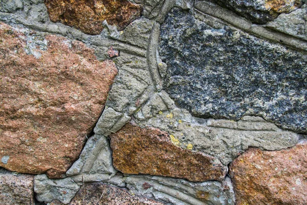 Brown Gray Stone Texture Closeup Copy Space — Stock Photo, Image