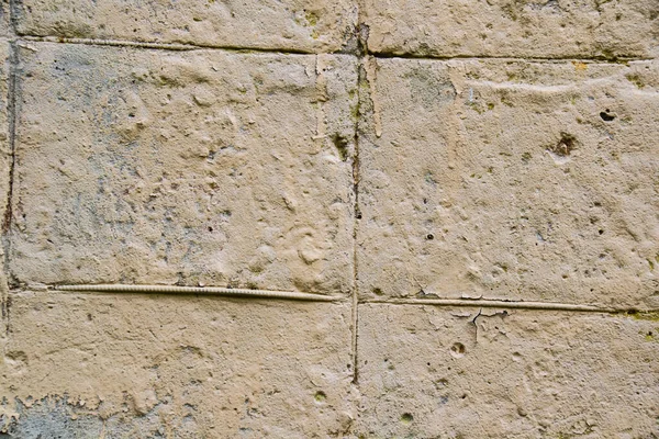 Eski püskü duvar dokusu ya da gri sarı beton çit