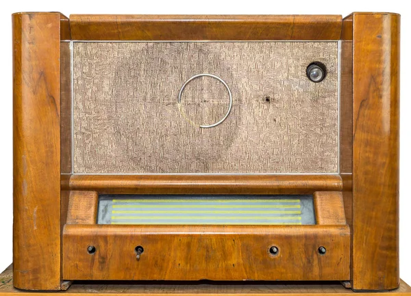 Rádio vintage danificado — Fotografia de Stock