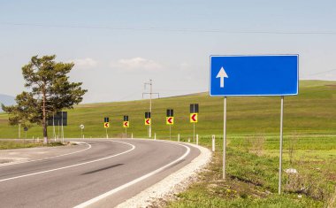 Karayolu kırsal alanda