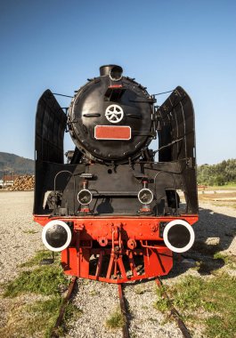 eski buhar tren lokomotifi