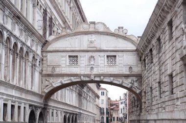 Venedik, İtalya 'da İç Çekiş Köprüsü