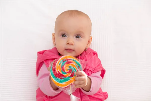 Little baby girl portrait — Stock Photo, Image