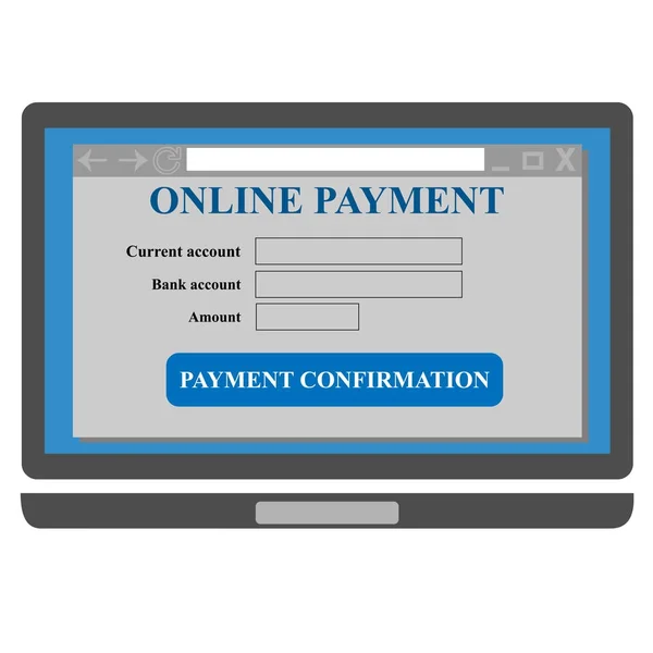 Online pay-line website with fields to fill in