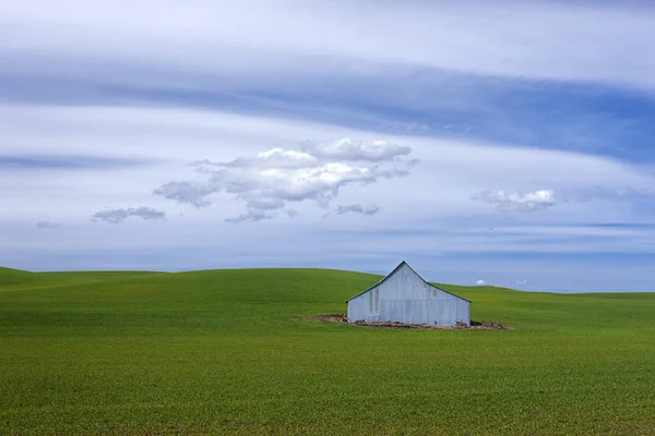 Metalowe stodoła na Palouse. — Zdjęcie stockowe