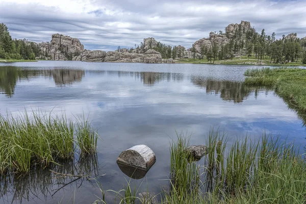 Accedi al primo piano del lago . — Foto Stock