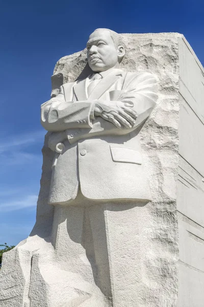 Primer plano de la estatua de MLK . — Foto de Stock