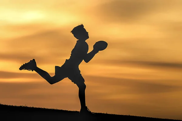 Lopen voor de vangst. — Stockfoto