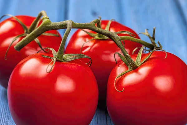 Närbild av färska tomater. — Stockfoto