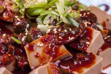 Kore garnitür görüntüsünü makro.