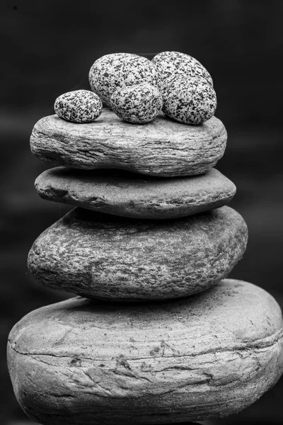 Fechar de pedra cairn . — Fotografia de Stock