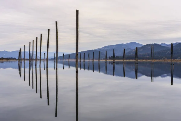 Tranquil Pend Oreille River. — Stock Photo, Image