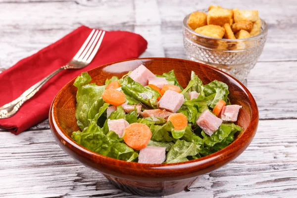 Close up van heerlijke salade. — Stockfoto