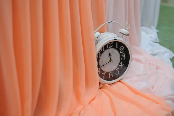 Horloge de décoration de mariage — Photo