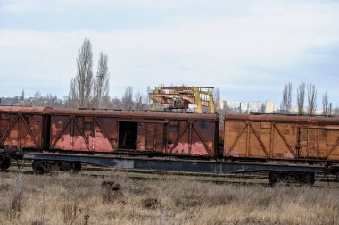 Paslı demiryolu konteynerler olarak ve petrol taşımacılığı terk