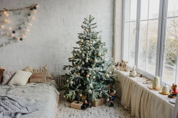 Zblízka vánoční stromeček — Stock fotografie