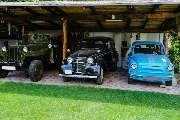 Soviet union retro old cars — Stock Photo, Image