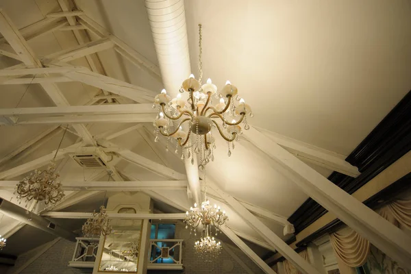 Retro antieke plafondlamp — Stockfoto