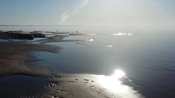 Côte Mer Baltique Par Une Journée Été Ensoleillée — Video