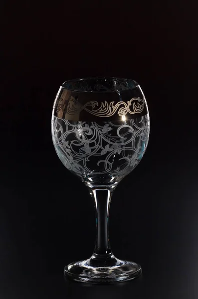 cam cam siyah bir zemin üzerine