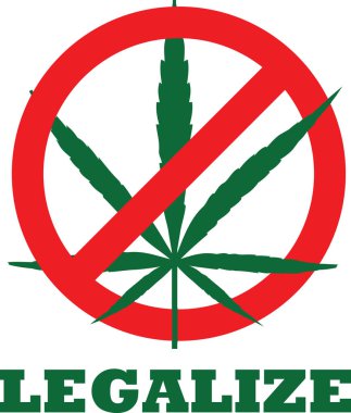 Marihuana yasak işareti