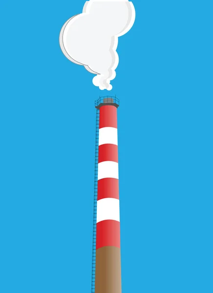 Chimenea industrial vector de color — Vector de stock