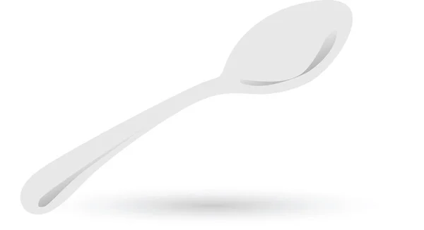 Spoon vector isolated — Stock Vector