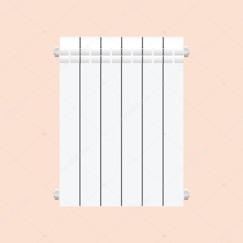Aluminium radiator vector
