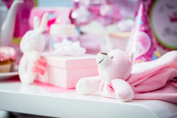 Regalos en fiesta de baby shower —  Fotos de Stock