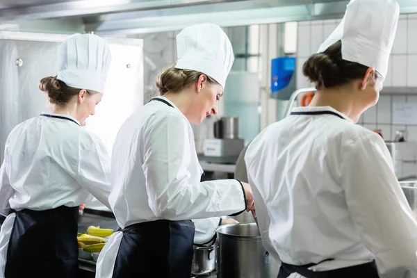 Female Chefs working — Stock Photo, Image